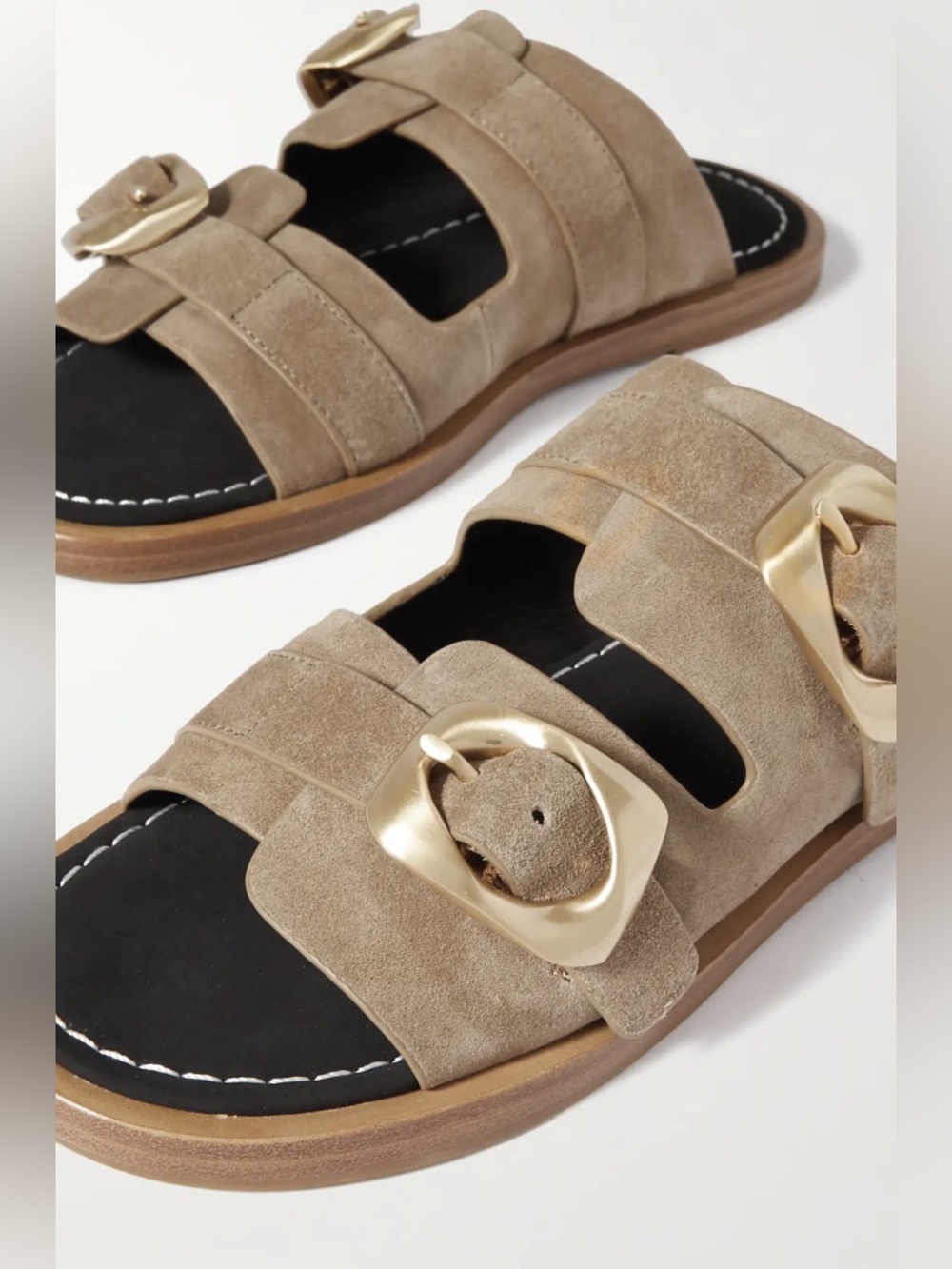Rag & Bone Trinity Slide - cigarsuede